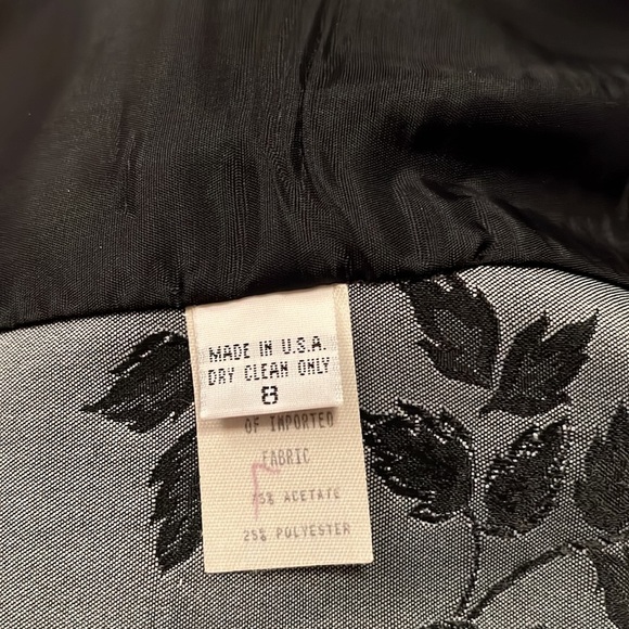 Gianni brocade black jacket - Picture 9 of 10